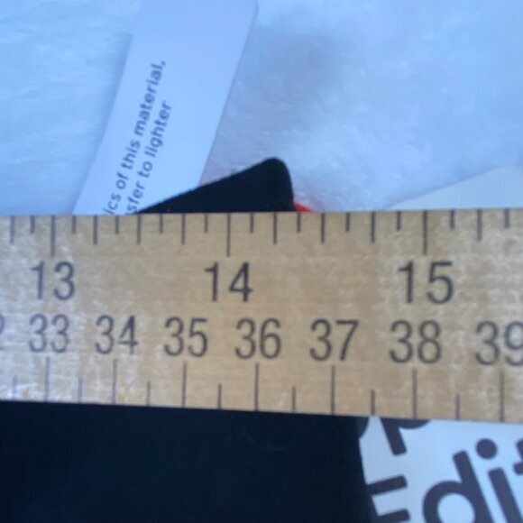 Open Edit Black Midi Skirt Size MEDIUM With Knot Detail & Side Zip Closure NWT - Picture 8 of 13